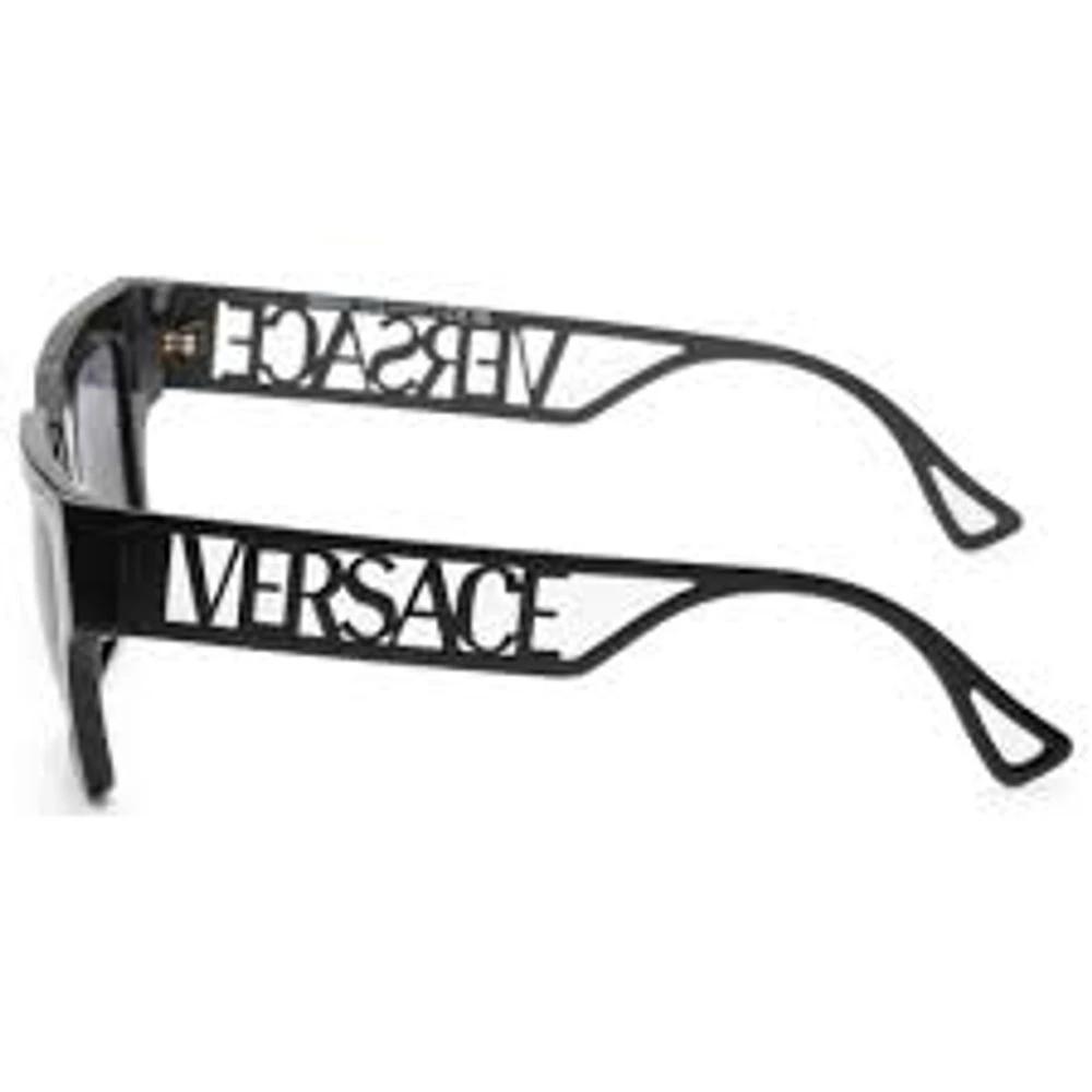 Versace Schwarze Sonnenbrille aus Acetat by Versace