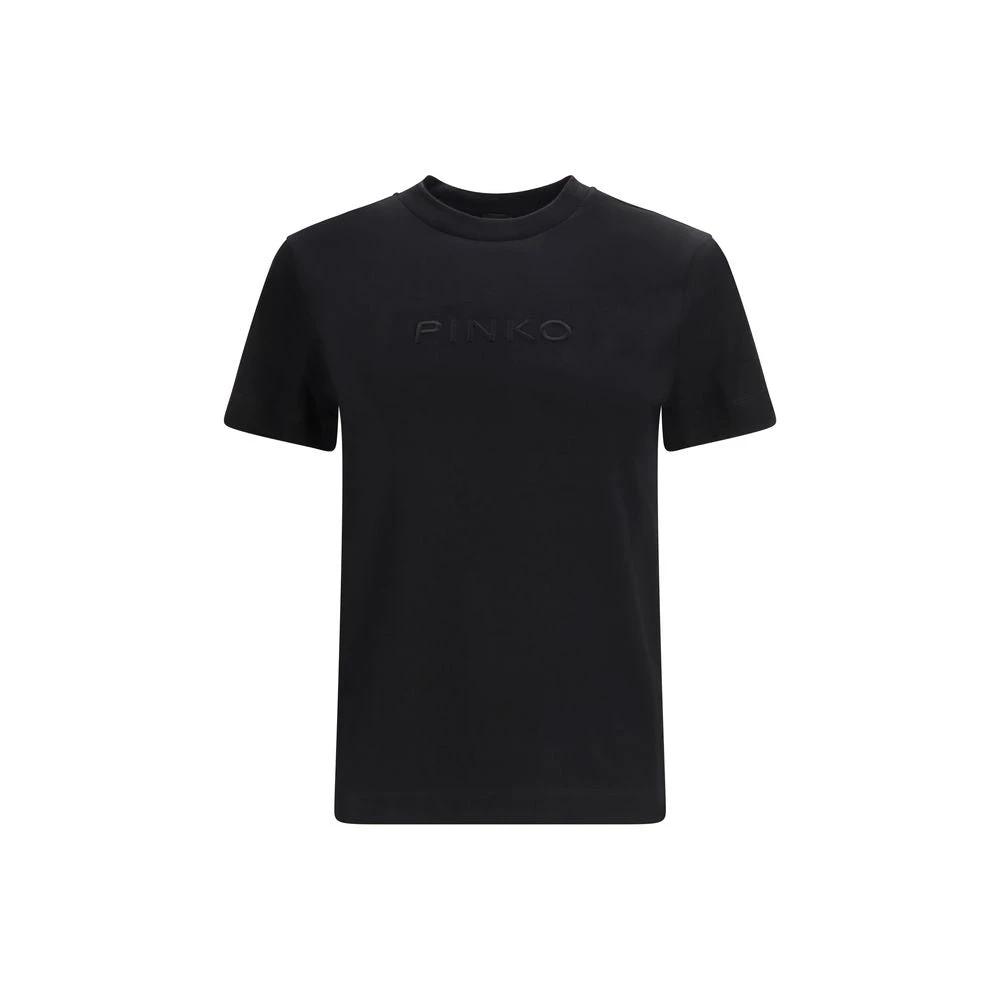 PINKO Schwarzes Baumwoll-T-Shirt by PINKO