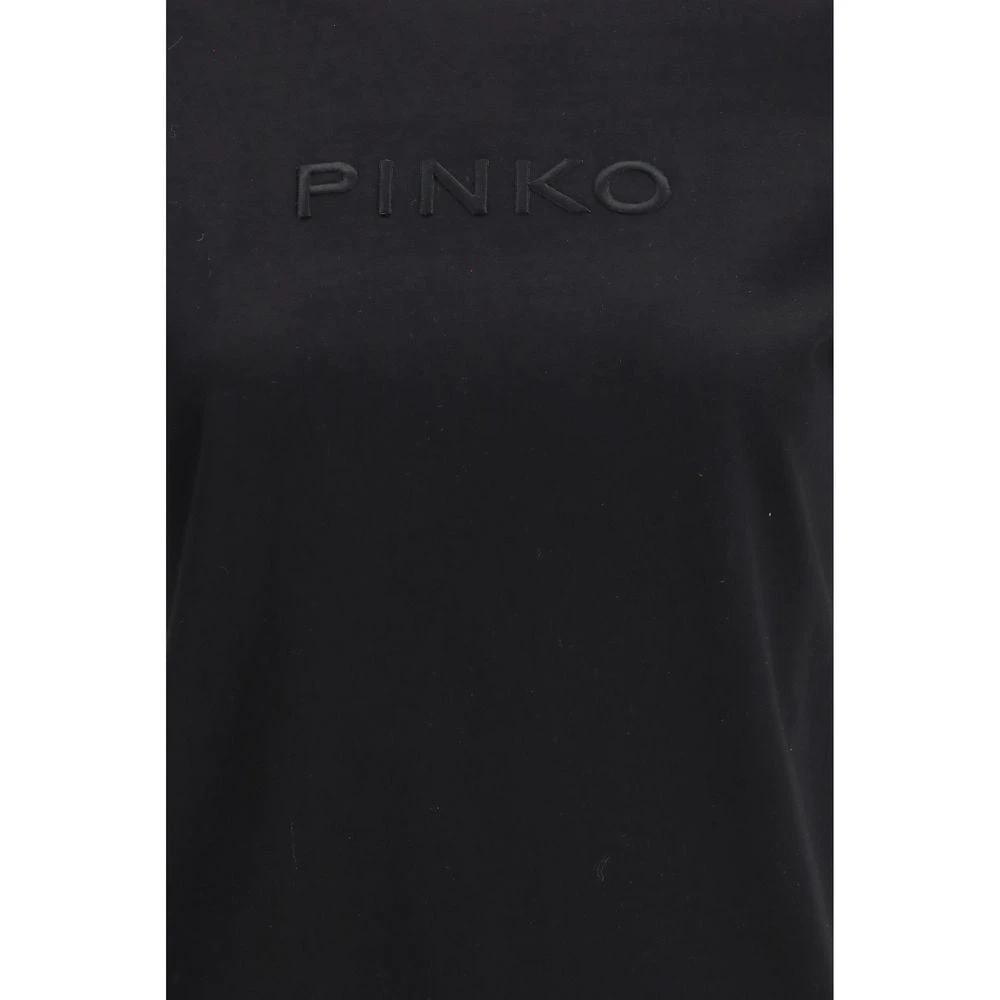 PINKO Schwarzes Baumwoll-T-Shirt by PINKO