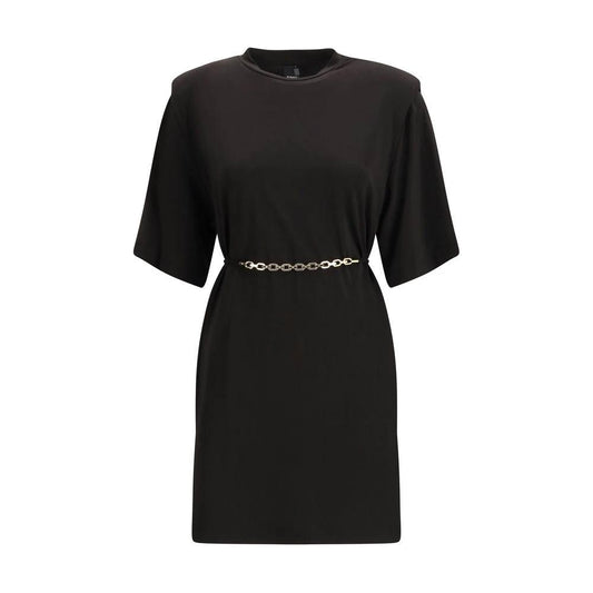 PINKO Schwarzes Freizeitkleid aus Acetat by PINKO