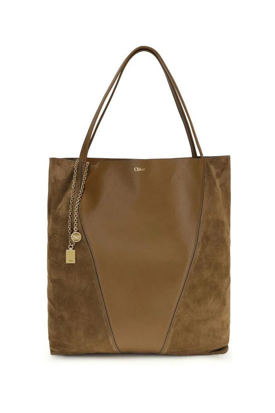 Chloé Braune Kalbsleder Bos Taurus Schultertasche by Chloé