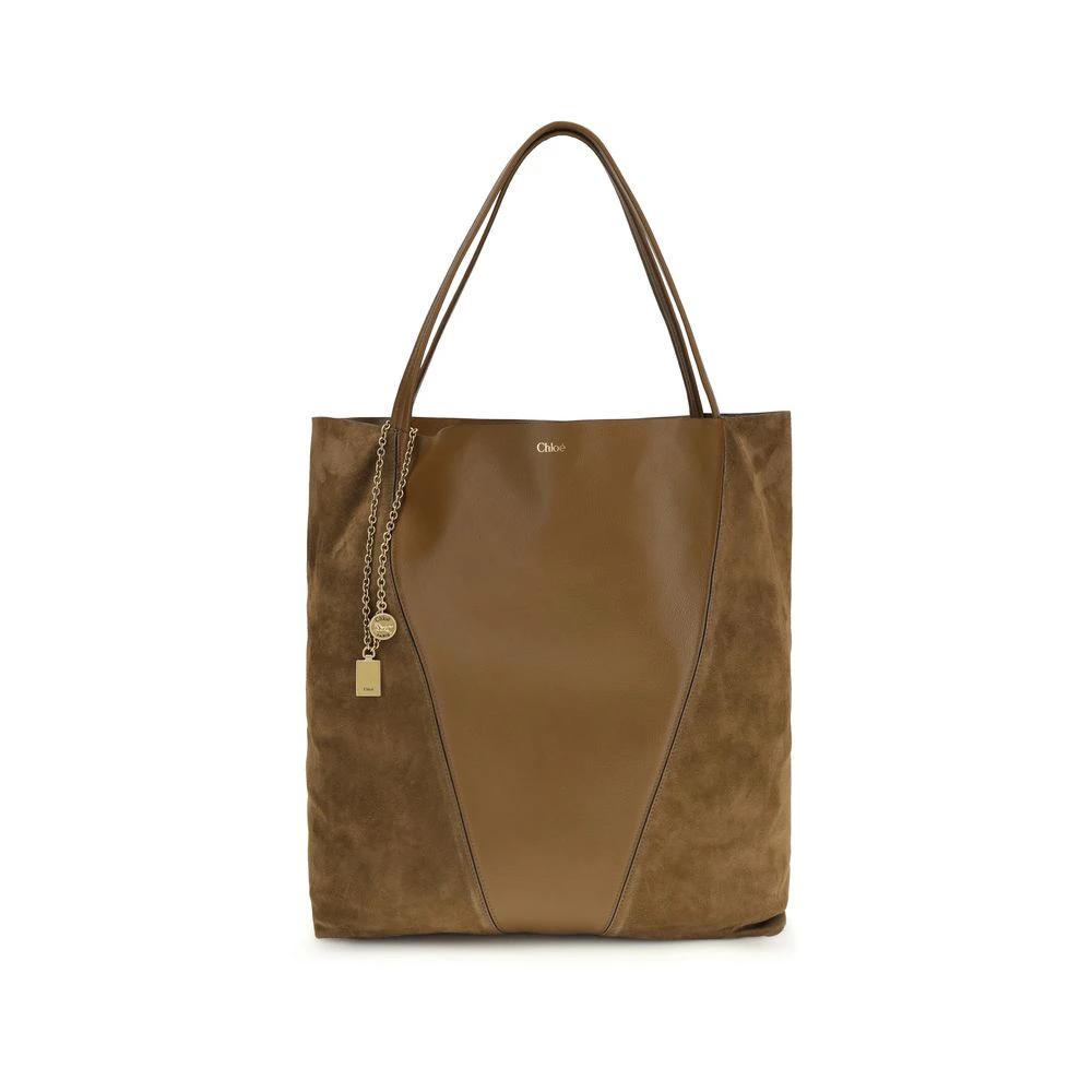 Chloé Braune Kalbsleder Bos Taurus Schultertasche by Chloé