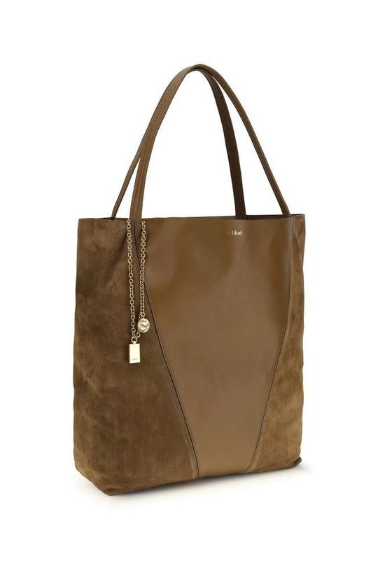 Chloé Braune Kalbsleder Bos Taurus Schultertasche by Chloé