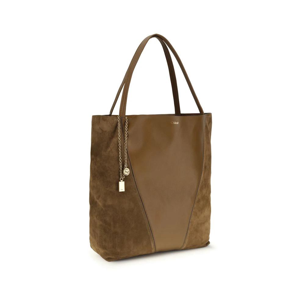 Chloé Braune Kalbsleder Bos Taurus Schultertasche by Chloé