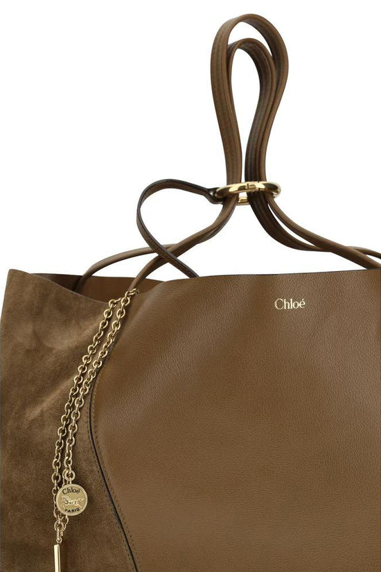 Chloé Braune Kalbsleder Bos Taurus Schultertasche by Chloé