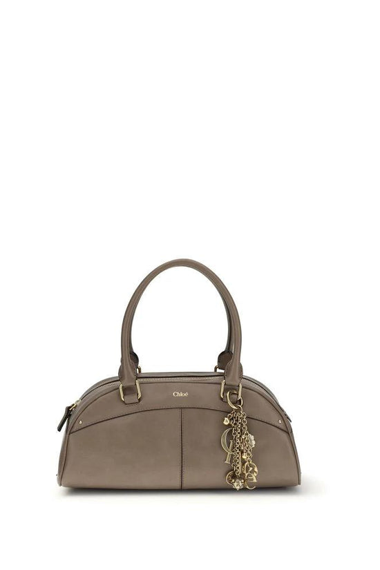 Chloé Graue Kalbsleder Bos Taurus Handtasche by Chloé