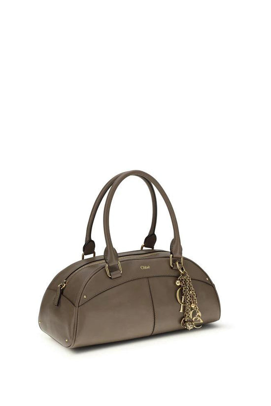 Chloé Graue Kalbsleder Bos Taurus Handtasche by Chloé