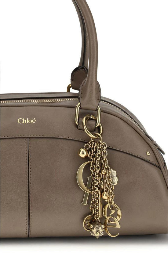 Chloé Graue Kalbsleder Bos Taurus Handtasche by Chloé