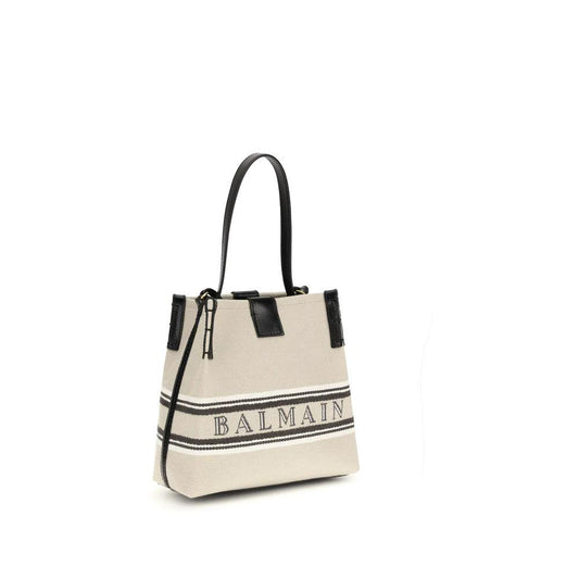 Balmain Beige Cotton Shoulder Bag by Balmain