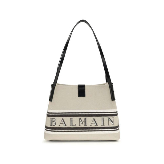 Balmain Beige Baumwoll-Umhängetasche by Balmain