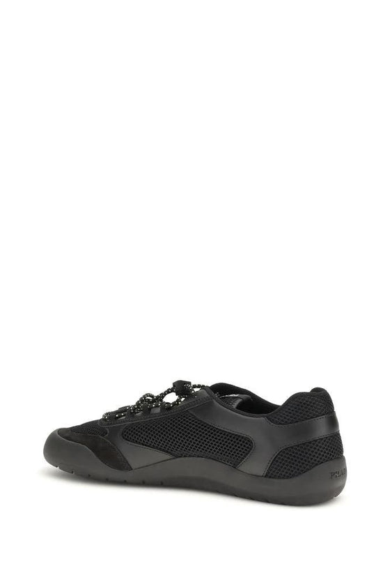 Prada Schwarze Sportschuhe aus Polyester by Prada