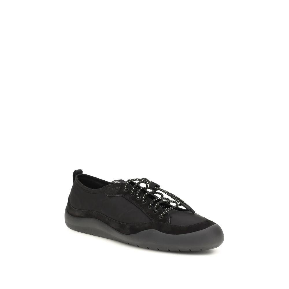 Prada Schwarze Sportschuhe aus recyceltem Polyamid by Prada