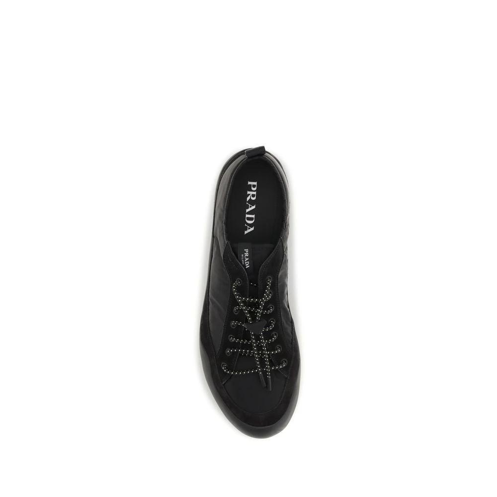 Prada Schwarze Sportschuhe aus recyceltem Polyamid by Prada