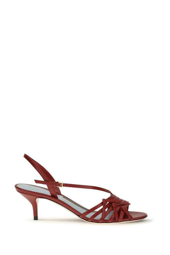 Valentino Garavani Multicolor Goatskin Strap-On Sandals by Valentino Garavani