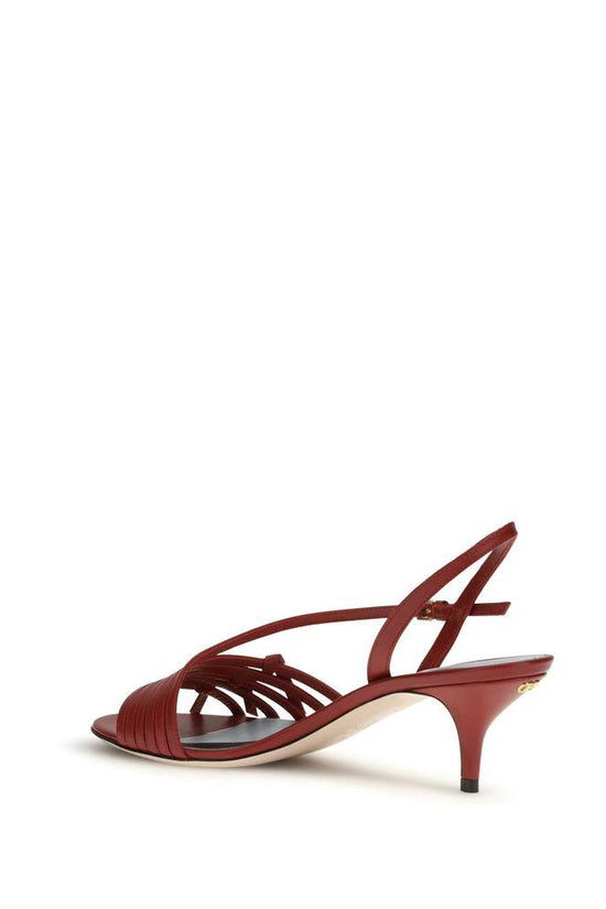 Valentino Garavani Multicolor Goatskin Strap-On Sandals by Valentino Garavani