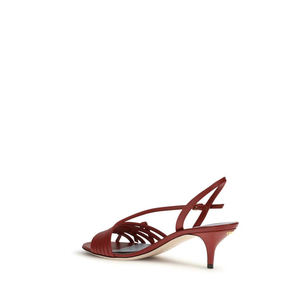 Valentino Garavani Multicolor Goatskin Strap-On Sandals by Valentino Garavani