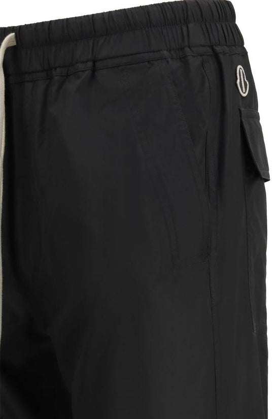 Moncler x Rick Owens Schwarze Hose aus Polyester für den Alltag by Moncler x Rick Owens
