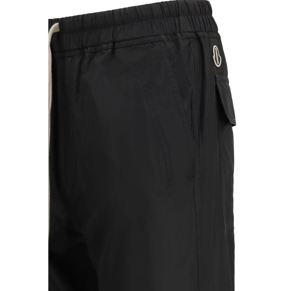 Moncler x Rick Owens Schwarze Hose aus Polyester für den Alltag by Moncler x Rick Owens
