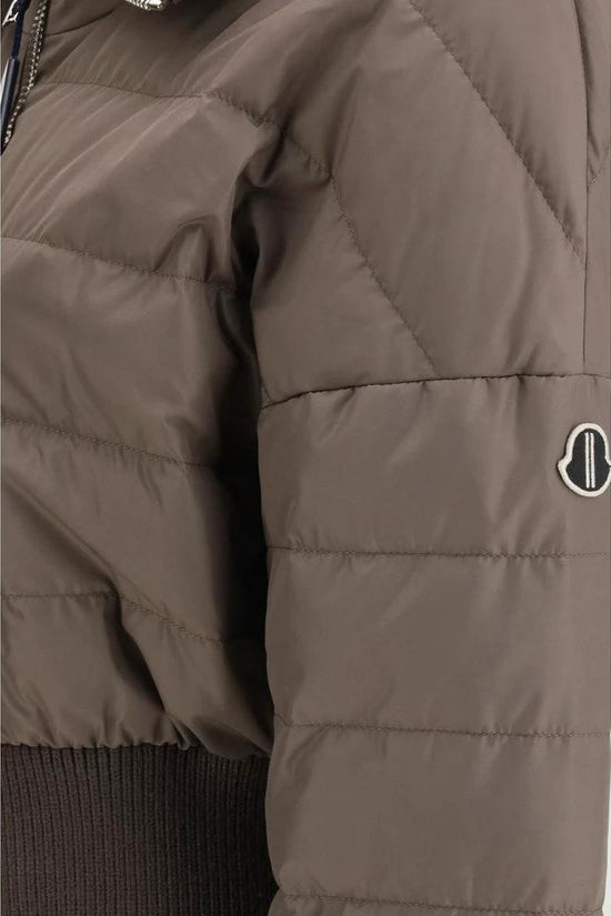 Moncler x Rick Owens Brauner Polyester-Mantel by Moncler x Rick Owens