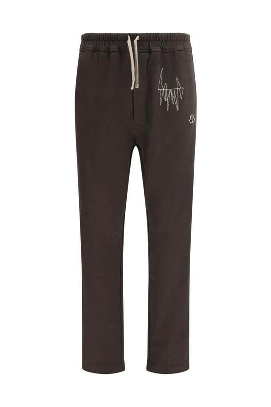 Moncler x Rick Owens Braune Baumwoll-Athletikhose by Moncler x Rick Owens