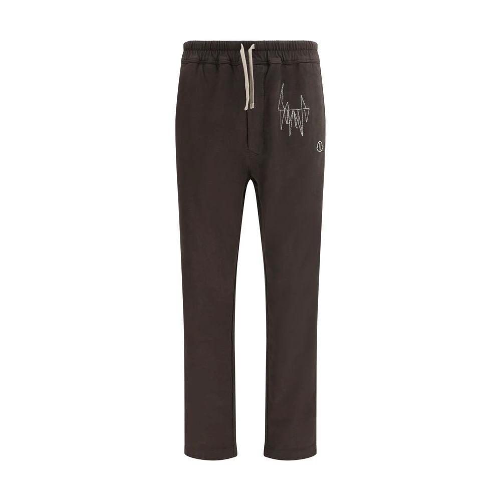 Moncler x Rick Owens Braune Baumwoll-Athletikhose by Moncler x Rick Owens