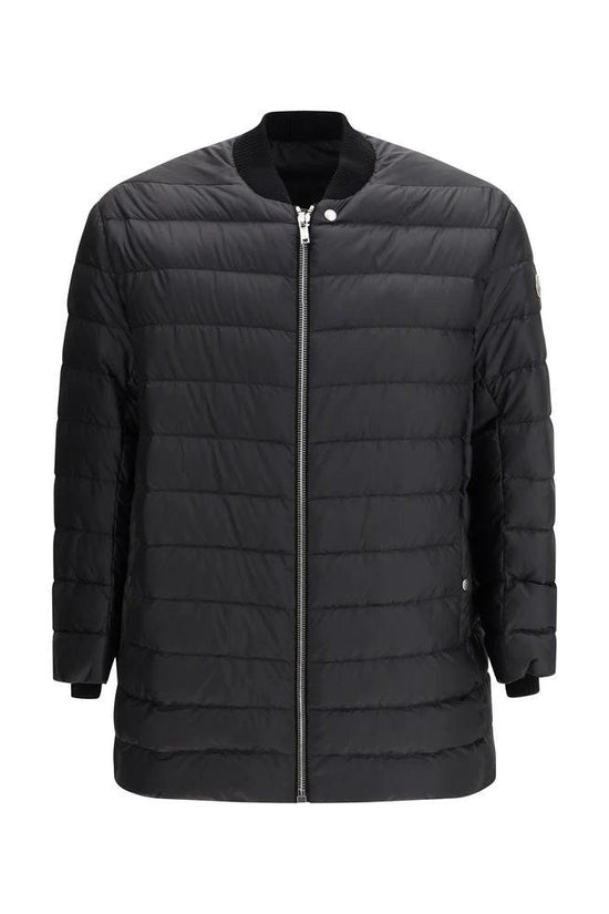 Moncler x Rick Owens Schwarzer Daunenmantel aus Gänsedaunen by Moncler x Rick Owens