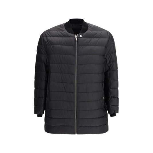 Moncler x Rick Owens Schwarzer Daunenmantel aus Gänsedaunen by Moncler x Rick Owens