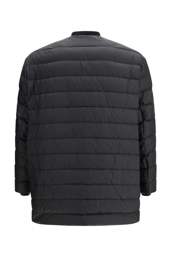 Moncler x Rick Owens Schwarzer Daunenmantel aus Gänsedaunen by Moncler x Rick Owens