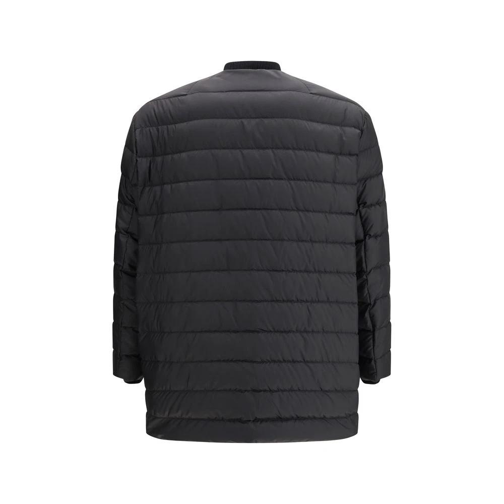 Moncler x Rick Owens Schwarzer Daunenmantel aus Gänsedaunen by Moncler x Rick Owens