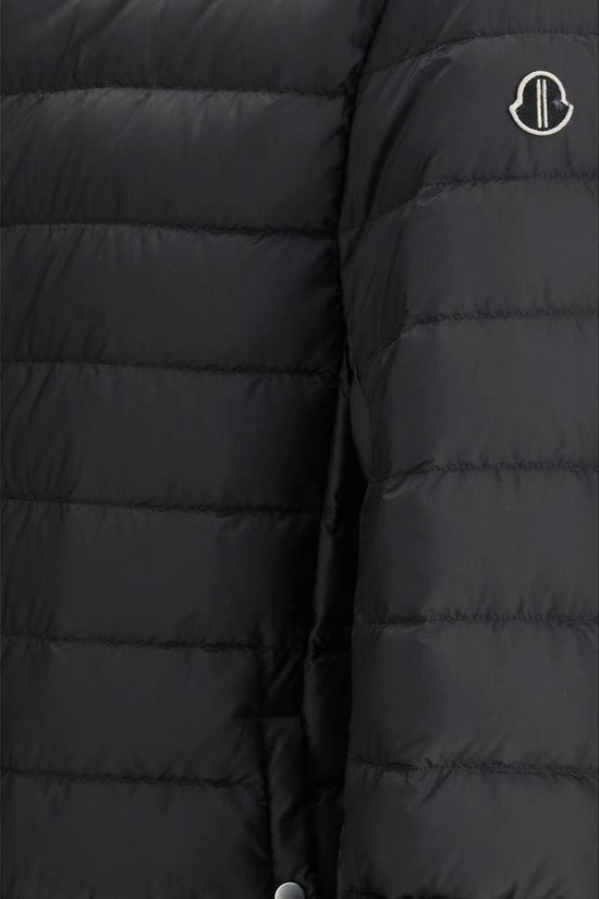 Moncler x Rick Owens Schwarzer Daunenmantel aus Gänsedaunen by Moncler x Rick Owens