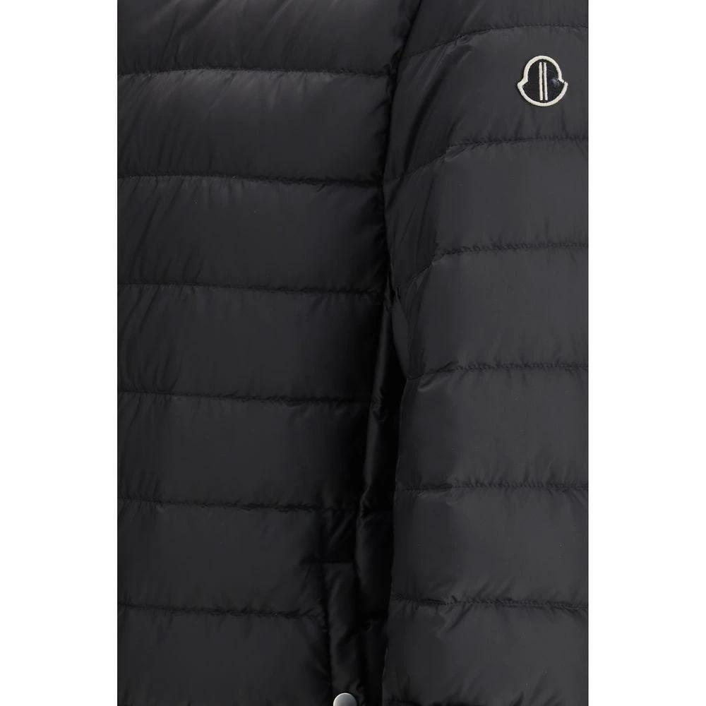 Moncler x Rick Owens Schwarzer Daunenmantel aus Gänsedaunen by Moncler x Rick Owens
