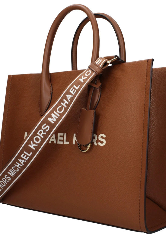 Michael Kors Braune Lederhandtasche by Michael Kors