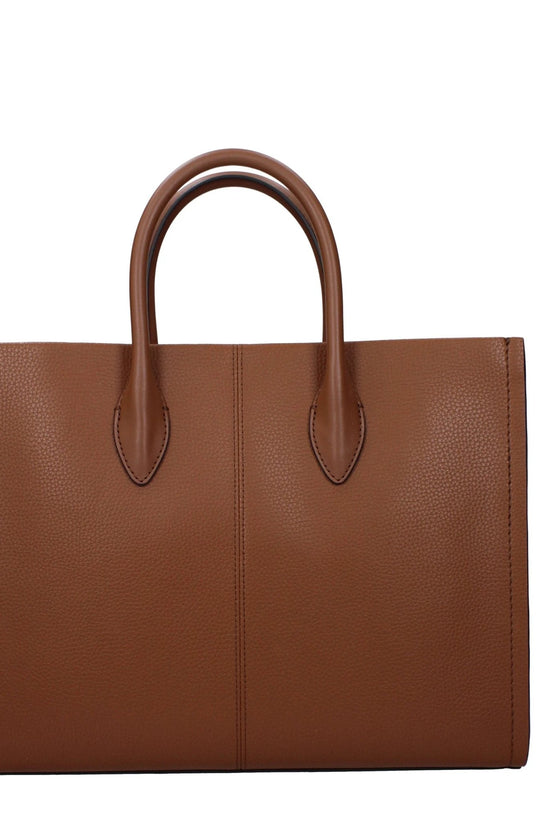 Michael Kors Braune Lederhandtasche by Michael Kors
