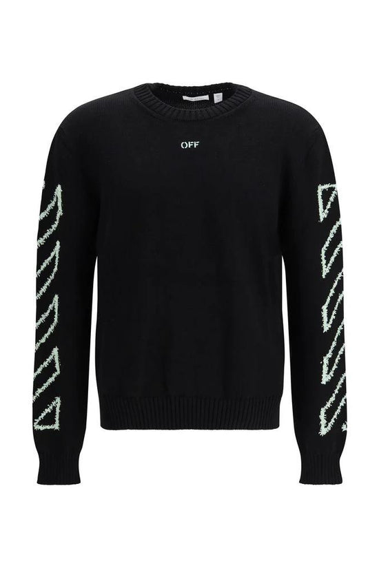 Off-White Schwarzer Baumwoll-Sweatshirt by Off-White