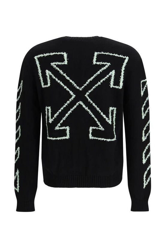 Off-White Schwarzer Baumwoll-Sweatshirt by Off-White