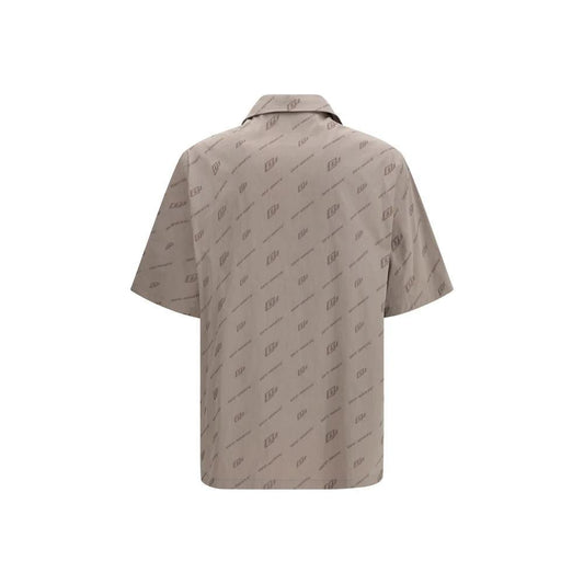 Off-White Beige Viscose Shortsleeve Shirt by Off-White