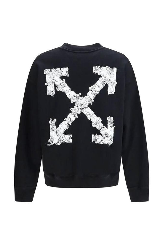 Off-White Schwarzer Baumwoll-Sweatshirt by Off-White