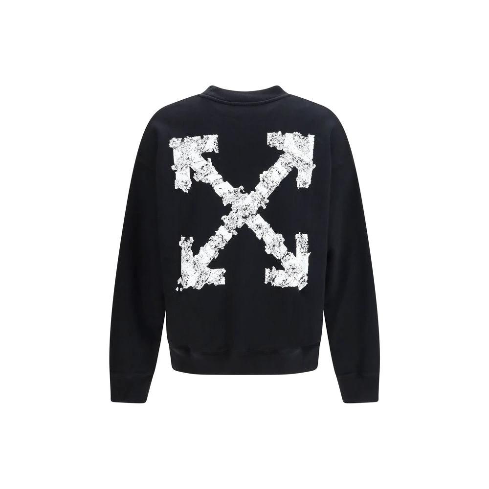 Off-White Schwarzer Baumwoll-Sweatshirt by Off-White