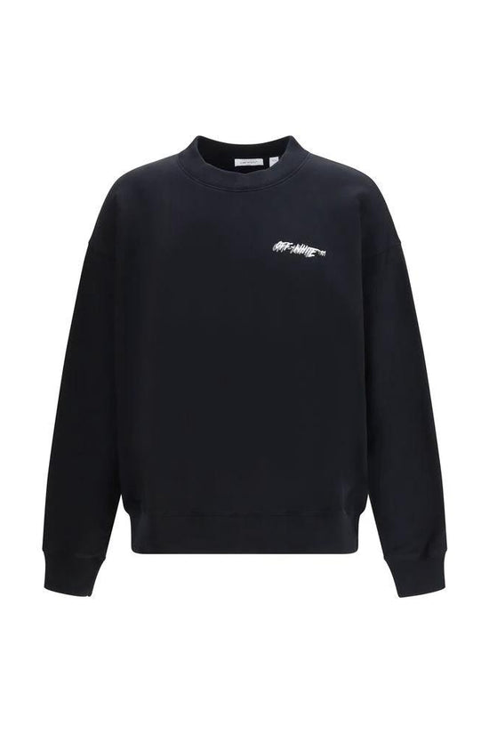Off-White Schwarzer Baumwoll-Sweatshirt by Off-White