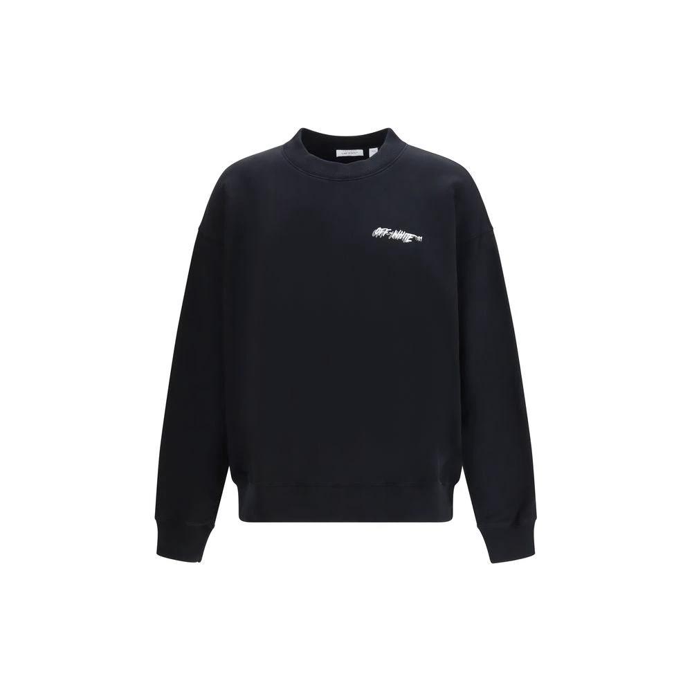 Off-White Schwarzer Baumwoll-Sweatshirt by Off-White