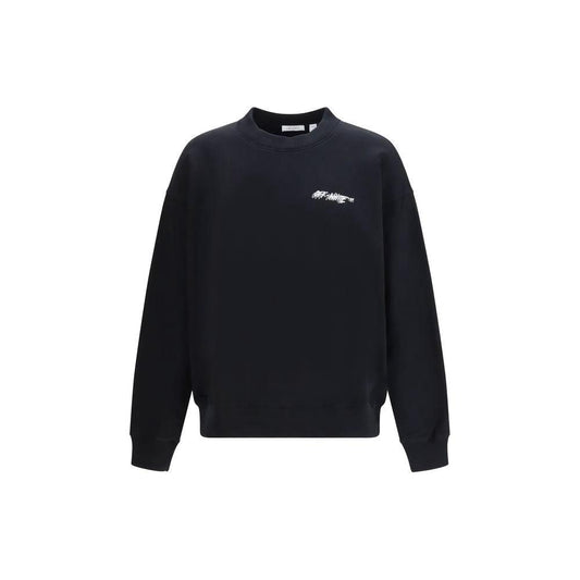 Off-White Schwarzer Baumwoll-Sweatshirt by Off-White