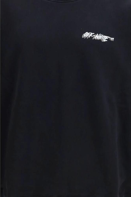 Off-White Schwarzer Baumwoll-Sweatshirt by Off-White