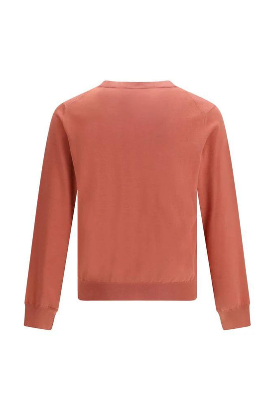Brunello Cucinelli Orange Baumwoll-Sweatshirt by Brunello Cucinelli