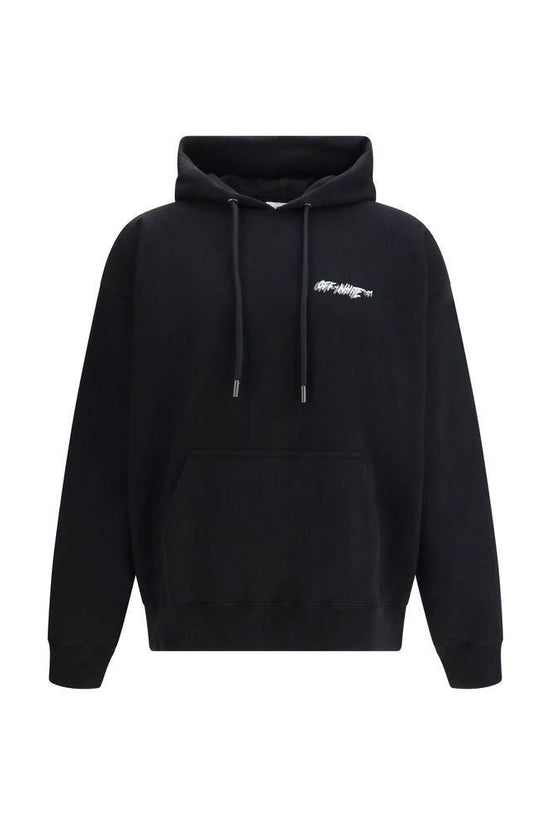 Off-White Schwarzer Baumwoll-Sweatshirt by Off-White
