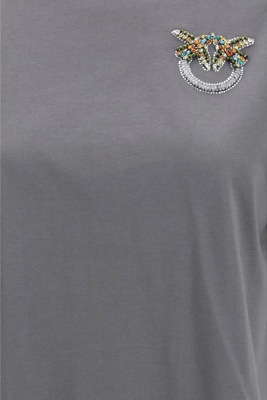 PINKO Graues Baumwoll-T-Shirt by PINKO