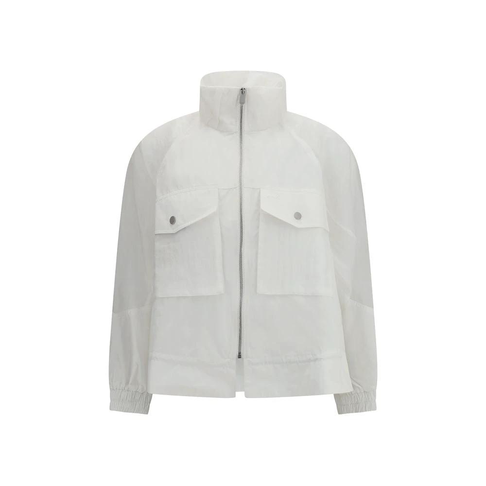PINKO Weiße Shell-Jacke aus Polyester by PINKO