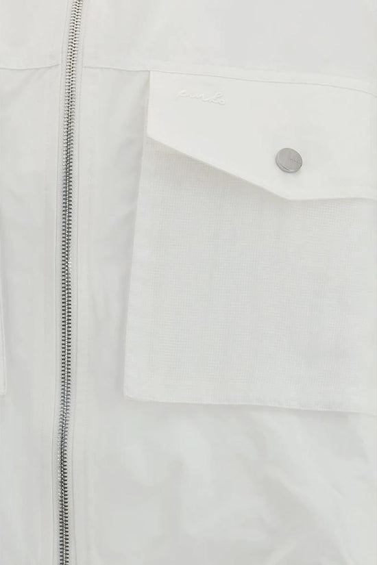 PINKO Weiße Shell-Jacke aus Polyester by PINKO
