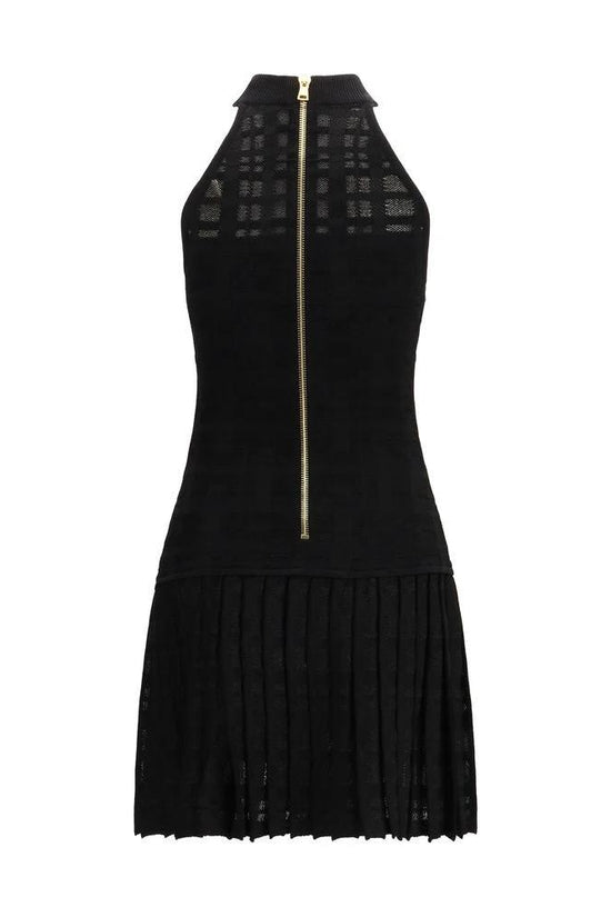 Balmain Schwarzes Cocktailkleid aus Viskose by Balmain
