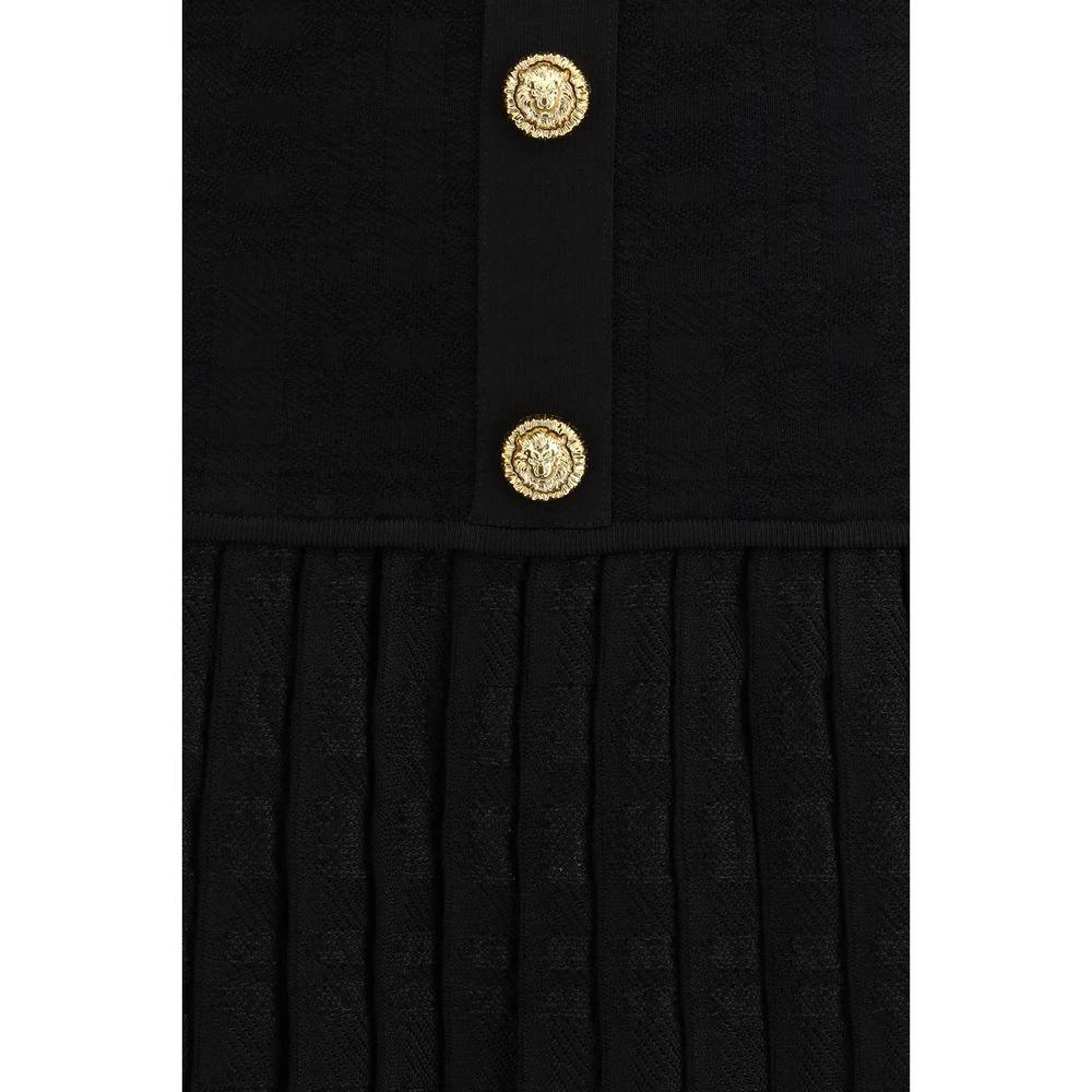 Balmain Schwarzes Cocktailkleid aus Viskose by Balmain