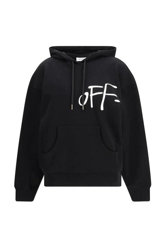 Off-White Schwarzer Baumwoll-Sweatshirt by Off-White